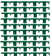 50 x Green Hard Ground Steel Rock Peg PLS Tops Hooks Tent Camping Awning 6009991