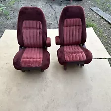 1988-94 Chevy GMC Silverado 1500 Sierra truck Red Bucket Seats