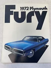 1972 Plymouth Fury Promotional Brochure