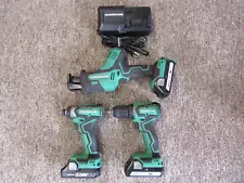 Metabo HPT 18V MultiVolt 3-Piece Sub Compact Cordless Combo Kit