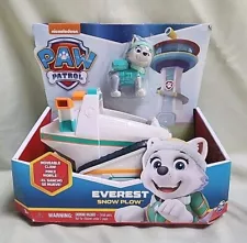 Paw Patrol Everest Rescue Snow Plow Toy Vehicle And Figure Everest