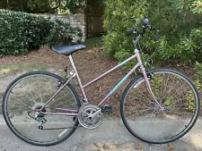 Vintage Purple Raleigh Capri Women’s Hybrid Bike 17” Frame Shimano Groupset