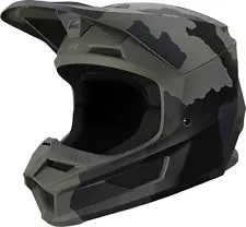 NEW Fox Racing V1 Trev MX ATV Offroad HELMET Black Camo 27733-247-S SMALL