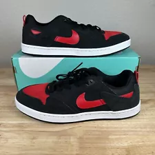 Mens Size 9 | Nike SB Alleyoop Skateboard Shoes Black Red CJ0882-006 Sneaker