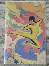 TRIBUTE: BRUCE LEE #1 BIOGRAPHY COMIC LTD 100 w/COA