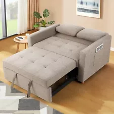 Convertible Sofa Bed 3-in-1* Sleeper Sofa Pull Out Couch Bed 2-Seater Loveseatð¡