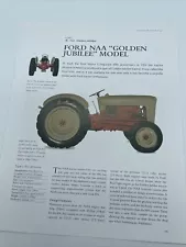 1953 Ford NAA "Golden Jubilee" Model Vtg Tractor Frameable Article Pics Display