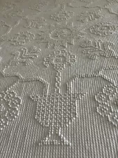 Vintage Bates Heirloom George Washington Hobnail Chenille Bedspread 96 x 108