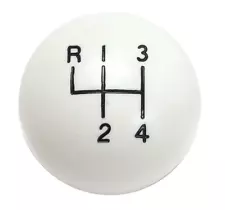 White 4 Speed Shift Knob For 1970-1974 Pontiac Firebird GTO Lemans Grand Prix