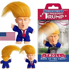 PRESIDENT DONALD TRUMP COLLECTIBLE TROLL DOLL MAKE AMERICA GREAT AGAIN FIGURE.US