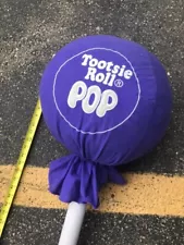 38" Vintage Jumbo Tootsie Pop Roll Lollipop Pillow Candy Promo Food Collectible