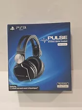 Sony PS3 PULSE Wireless Stereo Headset Elite Edition Blk. New In Open Box Last 1