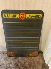 MASSEY-HARRIS MACHINE BARGAINS PRICE BOARD SIGN