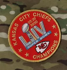 SUPER BOWL LIV 02/20/2020 LAS VEGAS KANSAS CITY ⭐Championship⭐ iron-on PATCH