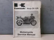 Kawasaki ninja ZX-12R 2000 service manual OEM 99924-1253-01