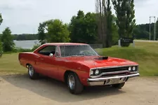 1970 PLYMOUTH ROADRUNNER CLASSIC CAR AUTOMOBILIA 4X6 PHOTO