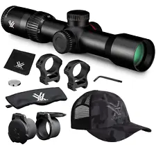 Vortex Optics Crossfire II 2-7x32 Crossbow Scope Kit and Vortex Hat Black Bundle