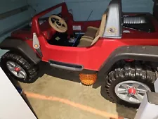 Red Jeep Ride On Car