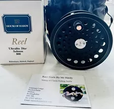 NEW Hardy First Edition Ultralite Disc Salmon Fly Reel with Box & Bag Number 800