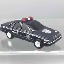 Die Cast State Police Car 68 With Lights and Siren 1:43 Scale Navy Blue