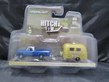 Greenlight Hitch & Tow 1966 Dodge D-100 & Airstream 16' Bambi