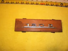 Mercedes W110 190D dash center Radio delete basic wood center 1 Plate / Emblem