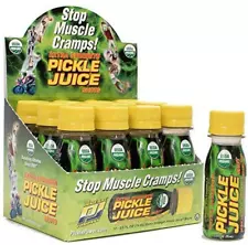 Pickle Juice Extra Strength Shots 2.5 oz ea - Stop Muscle Cramps 12 pack