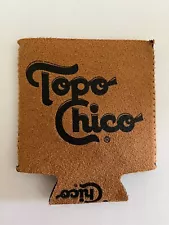 TOPO CHICO KOOZIE HUGGER - FAUX LEATHER LOOK TOPO CHICO KOOZIE ***NEW***