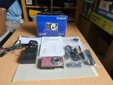 Olympus X-925 Digital Pink 12 Megapixel Tested & Working Boxed Case & XD Card