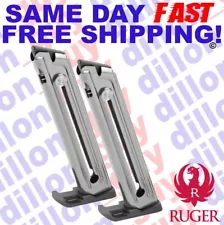 TWO Ruger 22/45 Mark IV 10 RD 22 LR OEM Mag. 90646 SAME DAY FAST FREE SHIPPING!