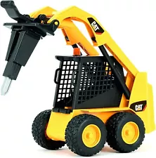 NEW Bruder 09047 Caterpillar Skid Steer Loader with Accessories Building Set Toy