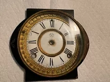 Antique Ansonia Mantle Clock Bezel & Dial for parts