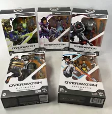 Overwatch Ultimates Tracer Reaper Soldier 76 Sombra Lucio Figures Hasbro lot 5