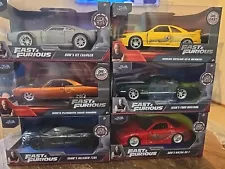 Jada fast and furious 1/32 lot Of 6! See Pics!