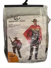 Overwatch Mccree Halloween Cosplay Costume Adult Medium Spirit Muscle Shirt NOS