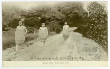 1909 Rome City Indiana Sylvan Lake old-fashioned barrel race?