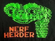 Nerf Herder E.T. Atari Game Band T-Shirt, Black, Men's Large, Geek Rock Punk