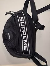 ✅Supreme 3D LOGO Waist Bag Black FW23