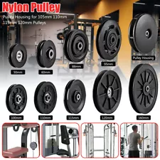 50-120mm Universal Bearing Pulley Wheel Cable Gym Fitness Equipment Part Nylon