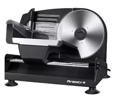 Meat Slicer Anescra 200W Electric Deli Food Slicer without Blade