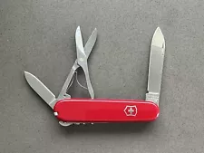 Victorinox 2 layer custom like a Compact. Red Plus scales