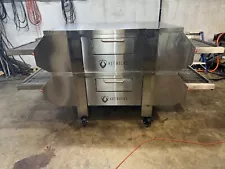 2022 PICARD HOT ROCKS HR 70-33 DBL. NAT. GAS CONVEYOR PIZZA OVENS....VIDEO DEMO