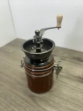 DULTON Coffee Bean Grinder Hand Adjustable Nut Seed Tool for Home Camping Vtg