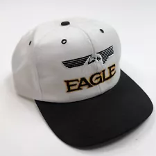 Vintage Bald EAGLE GPS Cap Hat Trucker USA Snapback Embroidered Baseball