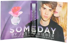 Someday By Justin Bieber For Women Miniature EDP Vial Spray 0.5oz New