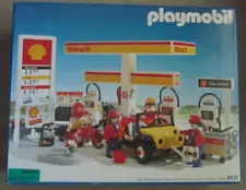 Vintage Playmobil # 3437 SHELL GAS STATION SERVICE