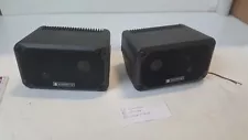 Pair Speakers Audio Cabinet for Vintage Car Working Tested