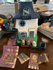 1976 Hasbro Weebles Wobble Haunted House Halloween Hat Ghost Kids 1973 Furniture