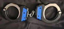 ASP Blue Identifier Handcuffs READ Description