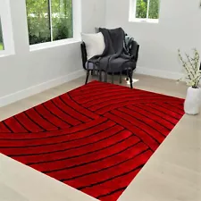 HR Shaggy rugs for Livingroom 3-D effect Swirls pattern in many colors